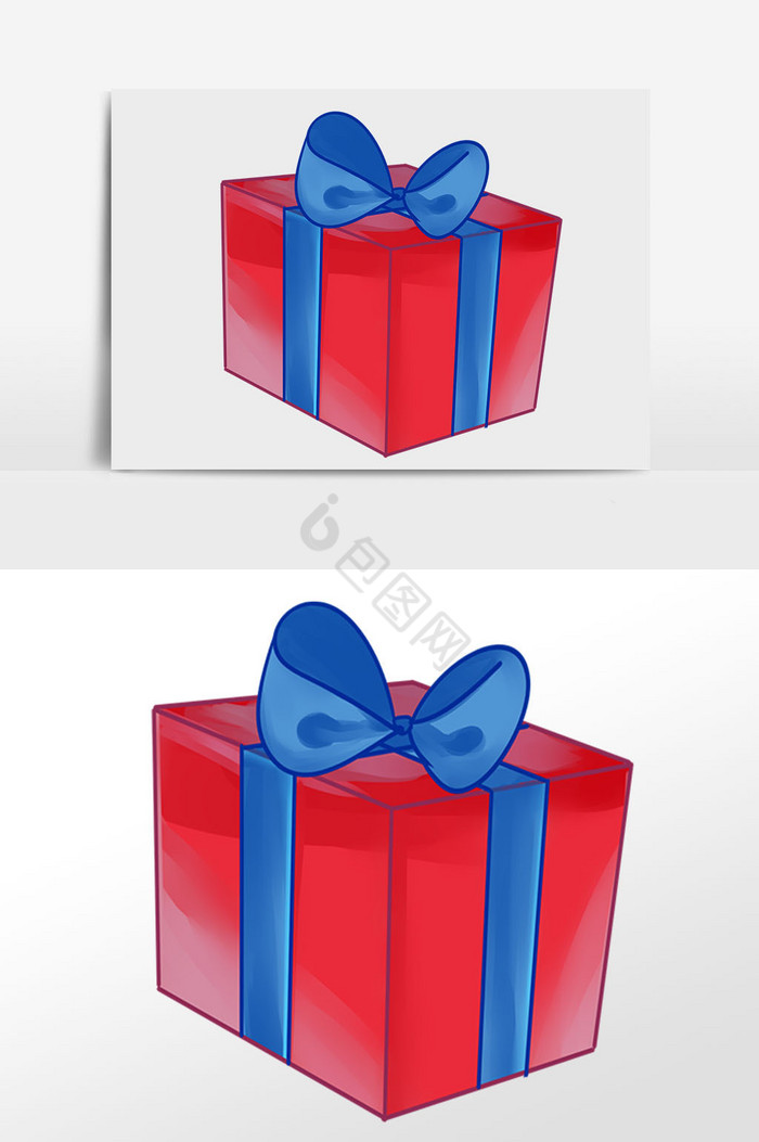 情人节礼物包装盒插画元图片