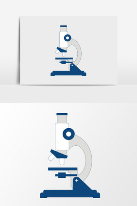 扁平矢量显微镜素材