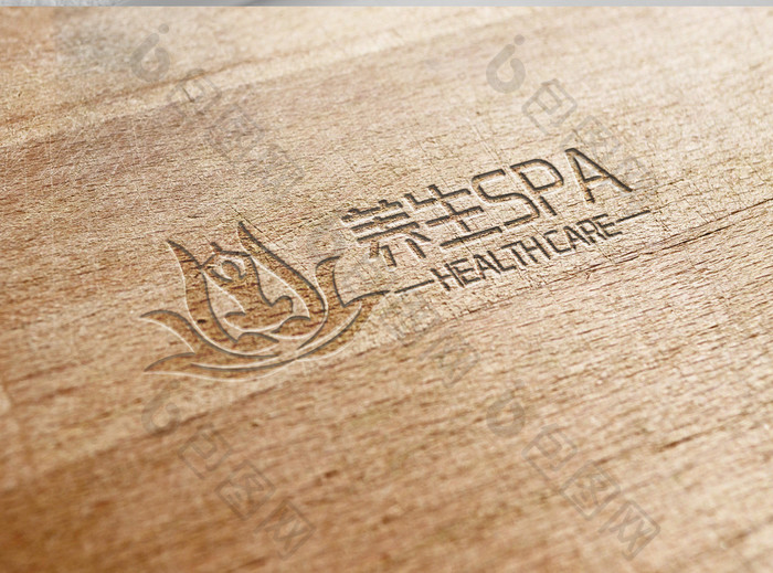 时尚大气养生spalogo标志