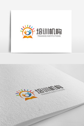 时尚大气可爱培训机构logo标志