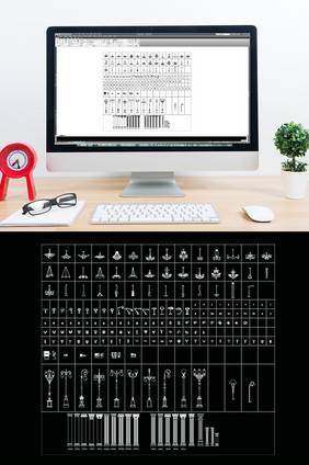 CAD造型灯具图库