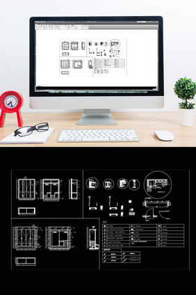 CAD衣柜图纸模块