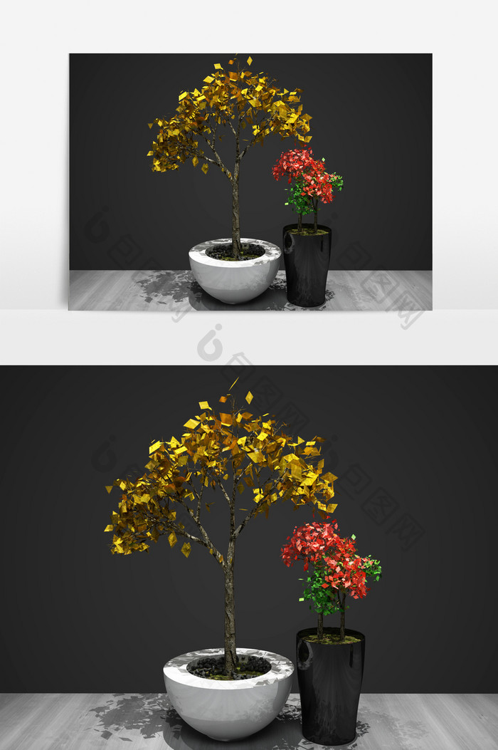 绿化装饰景观植物3D模型