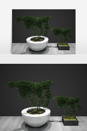 绿化装饰物3D模型图片