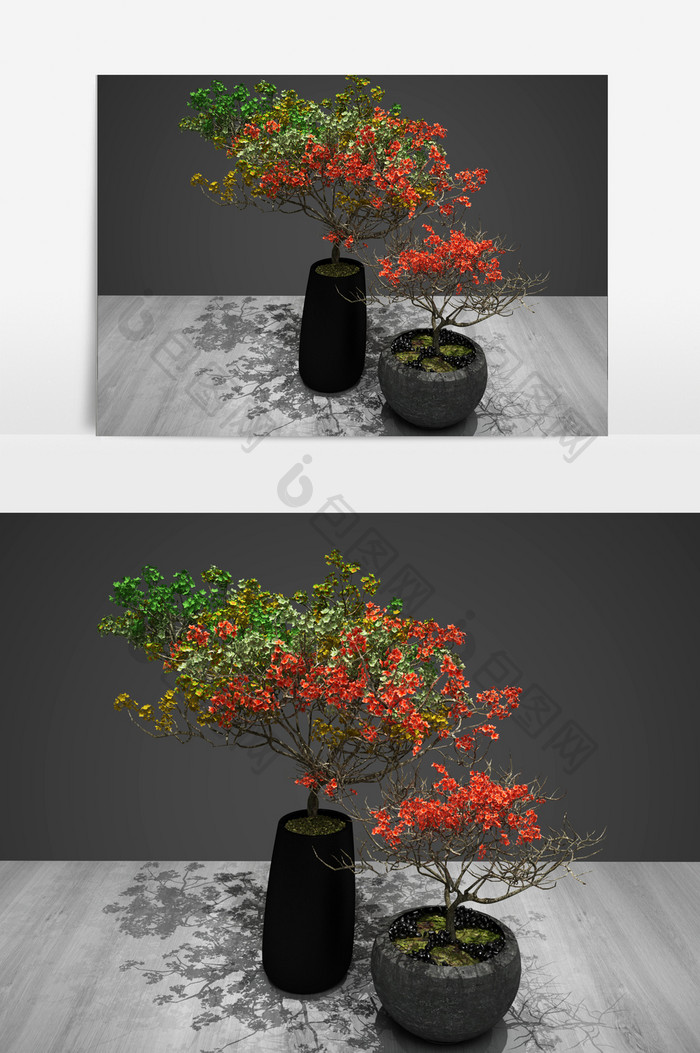 绿化装饰景观植物3D模型