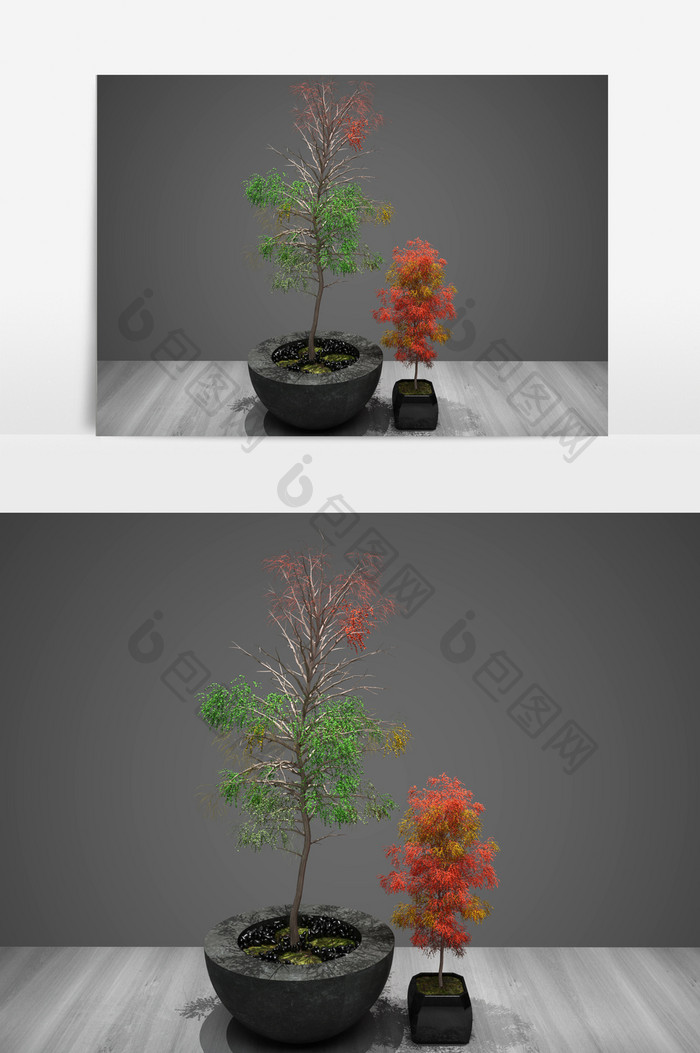 绿化装饰植物景观3D模型