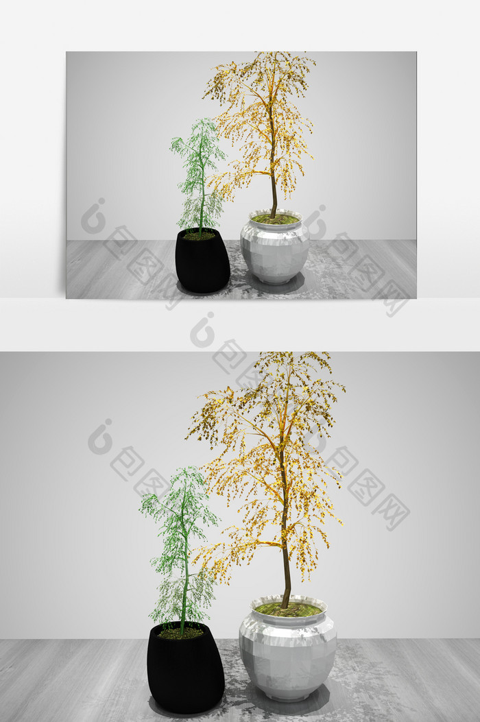 绿化植物装饰景观3D模型