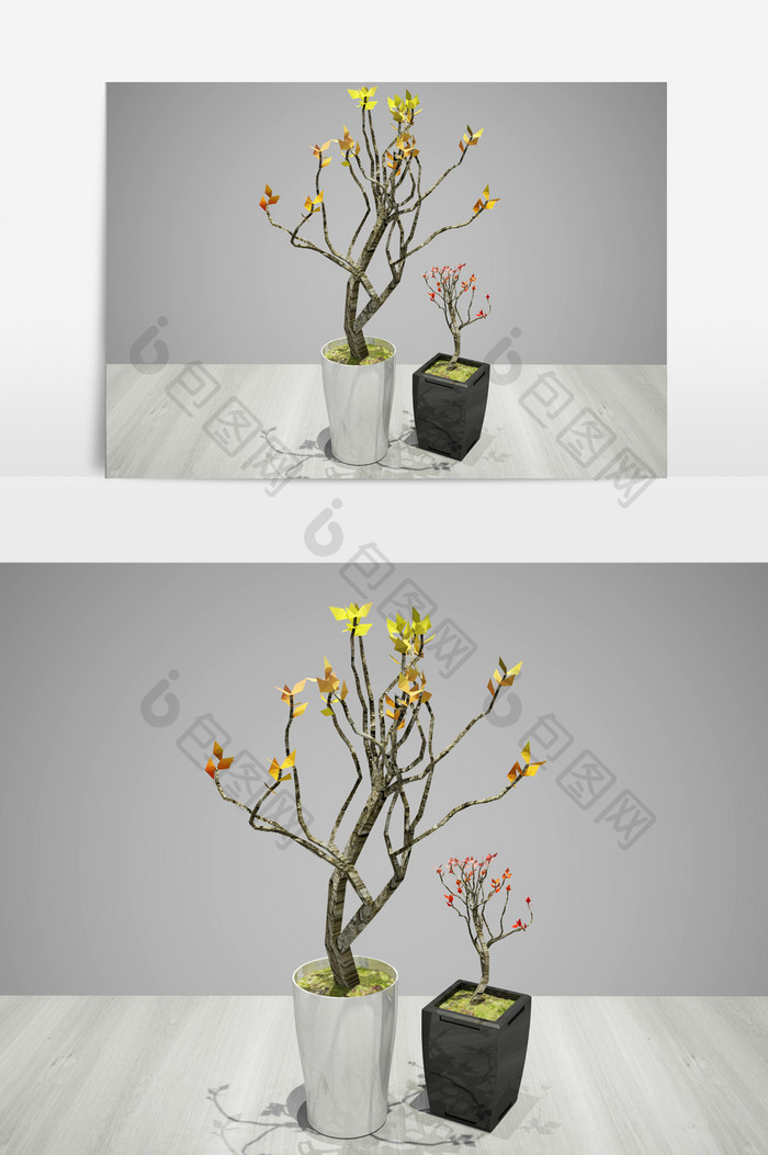 绿化装饰植物３D模型