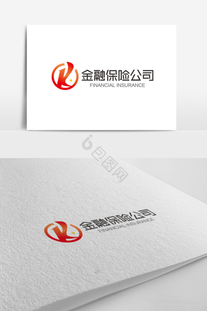 K字母金融保险logo标志图片