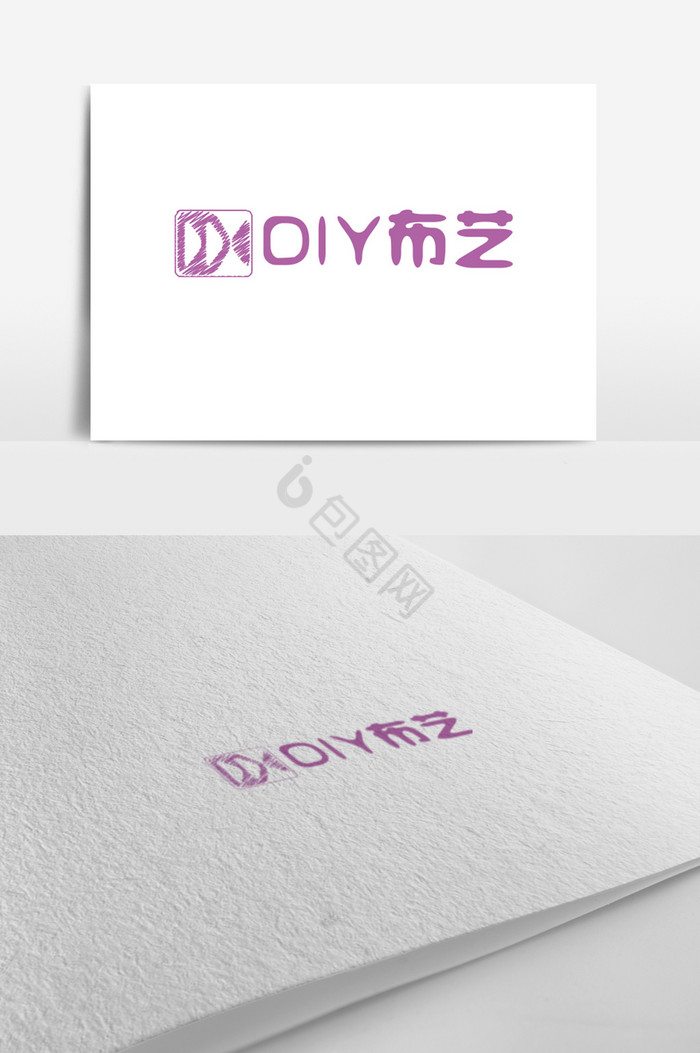 DIY布艺logo标志图片
