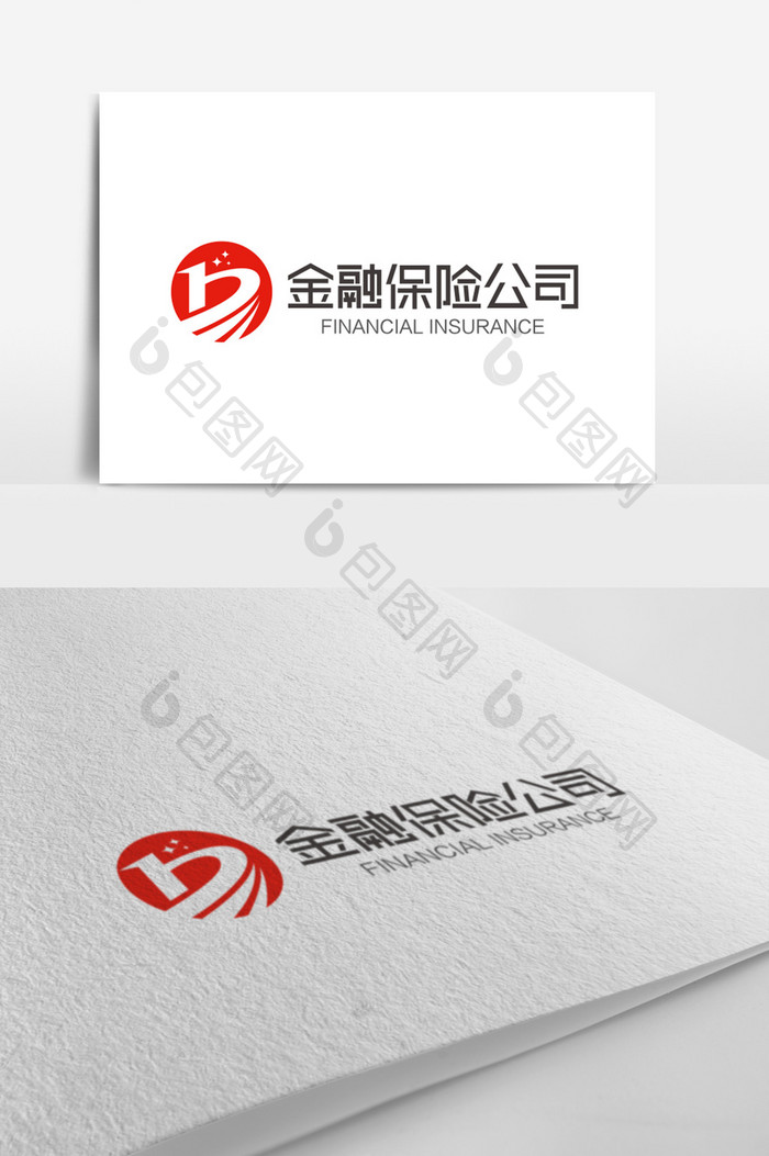 大气时尚b字母金融保险logo标志