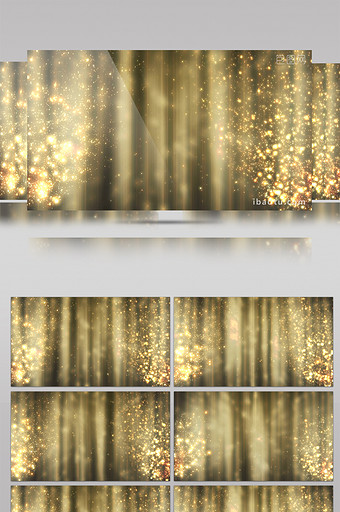 4K企业公司宣传晚会金色粒子背景视频图片