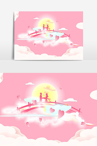 七夕背景 七夕背景图片 包图网