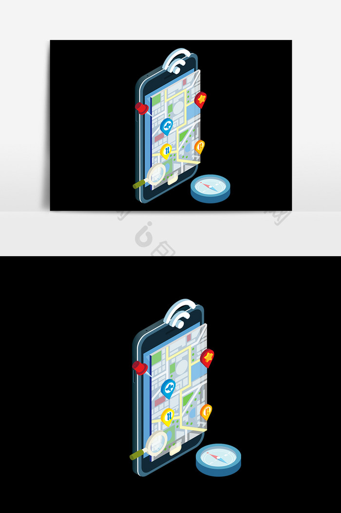 移动设备地图导航设计元素