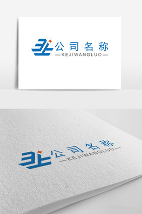 科技网络logo标志设计