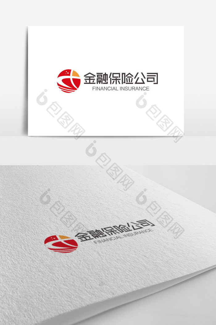 大气时尚d字母金融保险logo标志