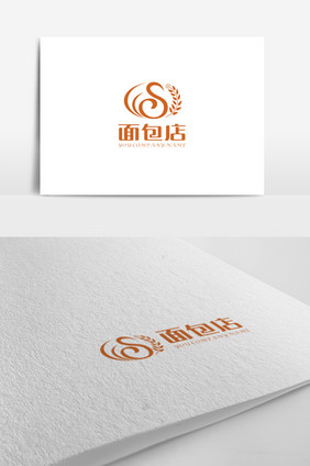 时尚大方s字母食品logo标志