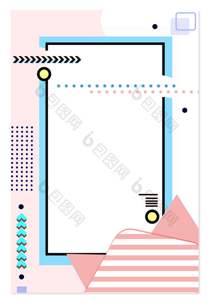 简约线条几何设计背景图