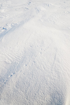 中国河北张家口沽源县天鹅湖冬季湖面雪景