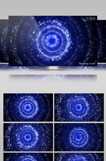 震撼宇宙旋涡粒子舞台演唱会背景视频图片
