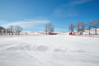 中国河北省沽源县库伦淖滑雪场