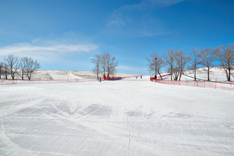 中国河北省沽源县库伦淖滑雪场