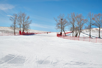 中国河北省沽源县库伦淖滑雪场