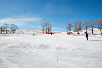 中国河北省沽源县库伦淖滑雪场