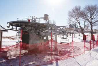 中国河北省沽源县库伦淖滑雪场