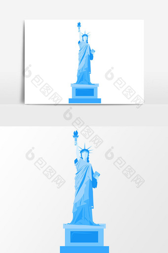 自由女神像设计设计元素图片