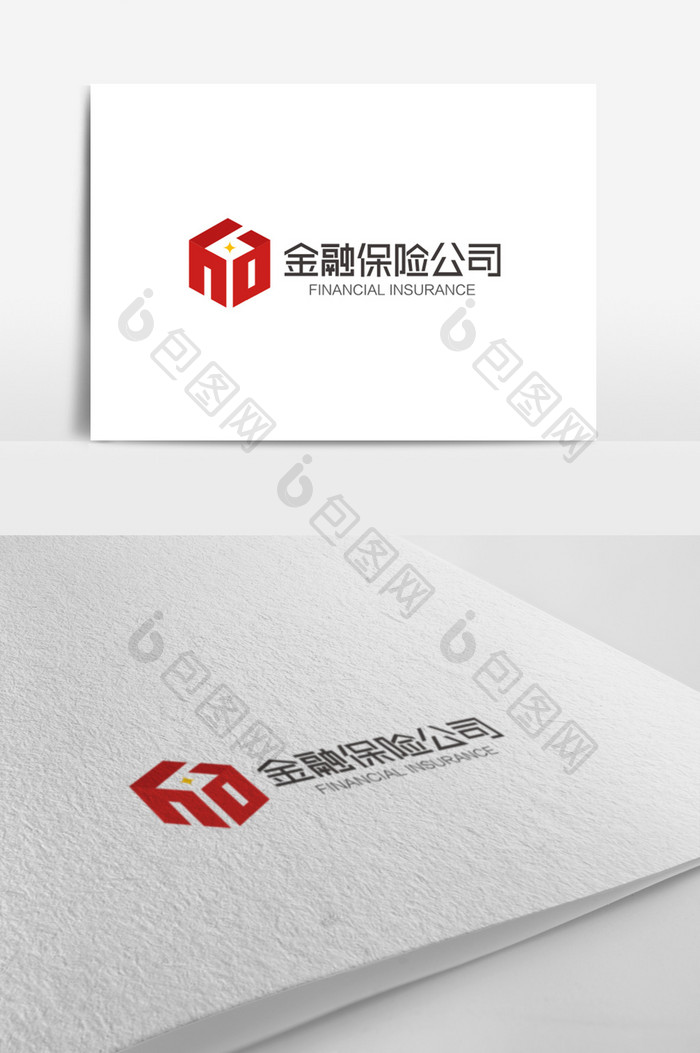 大气时尚hd字母金融保险logo标志