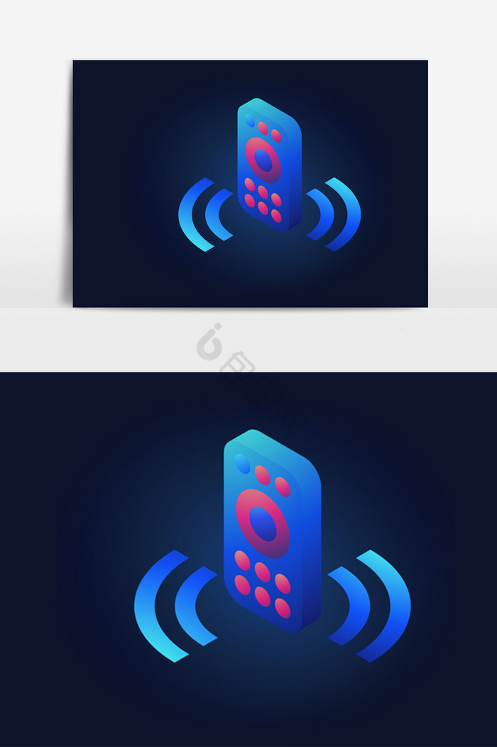 遥控播放器透感光效图片