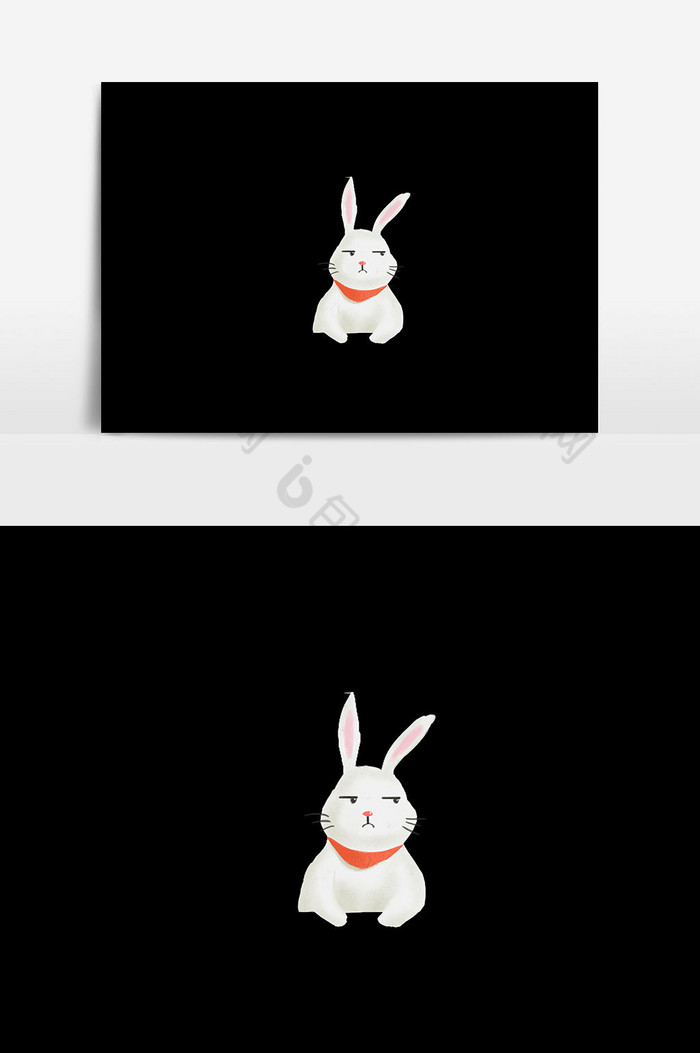 兔子中秋节插画图片图片