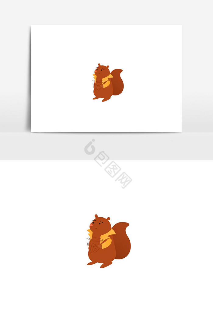 松鼠插画动物图片