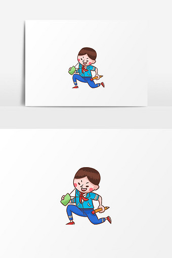 卡通手绘人物图片-卡通手绘人物素材-卡通手绘人物海报-包图网