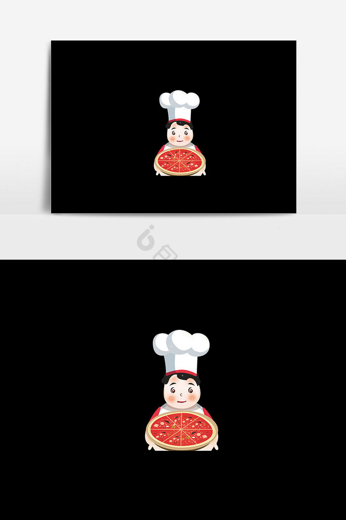 厨师人物插画图片