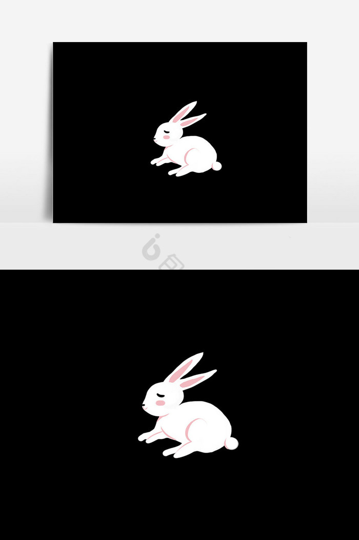 中秋兔子图片