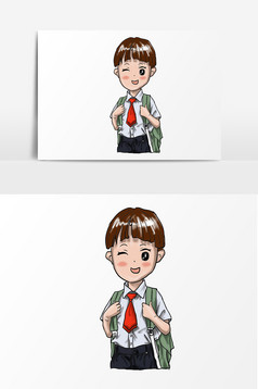 英国复古生活人物素描插画图形