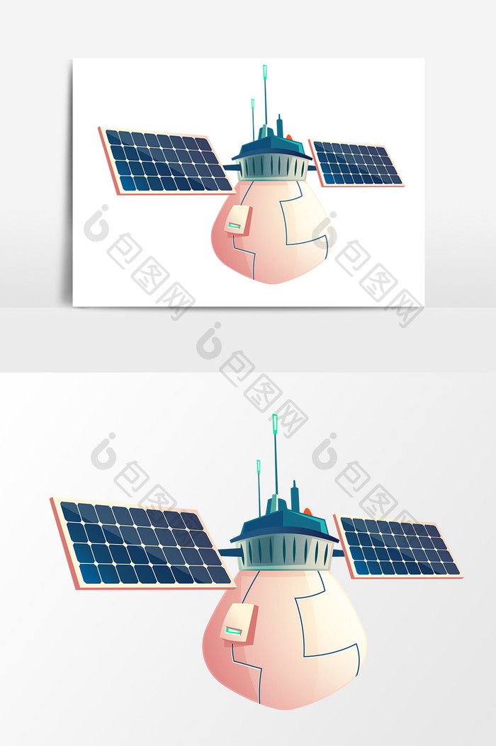 2.5D卫星接收元素