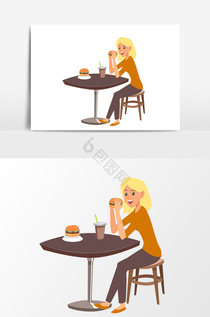 女孩餐座椅图片