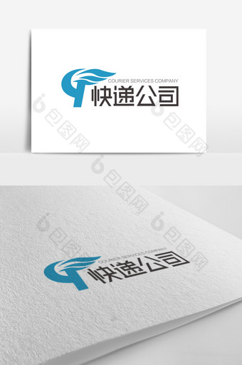 大气时尚q字母快递公司logo标志图片