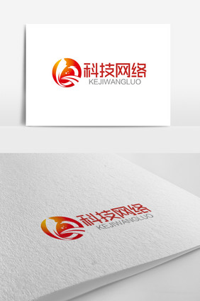 大气时尚Q字母科技网络logo标志