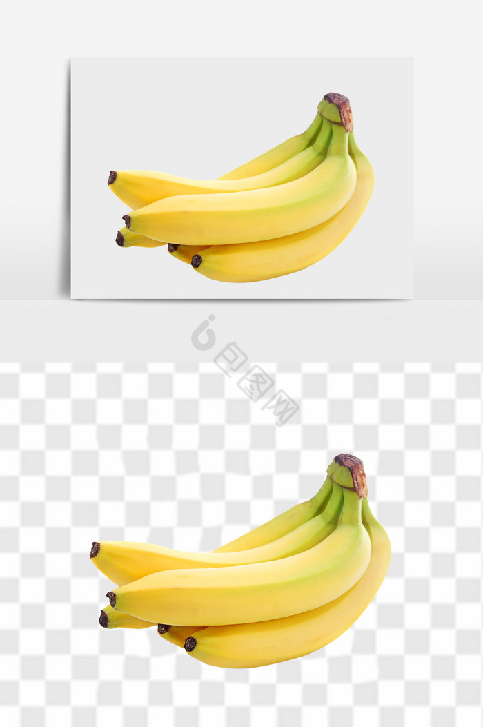 新鲜可口香蕉水果图片