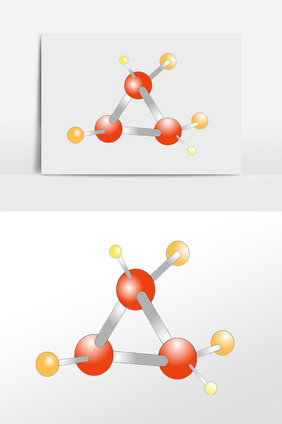 DNA分子螺旋图插画