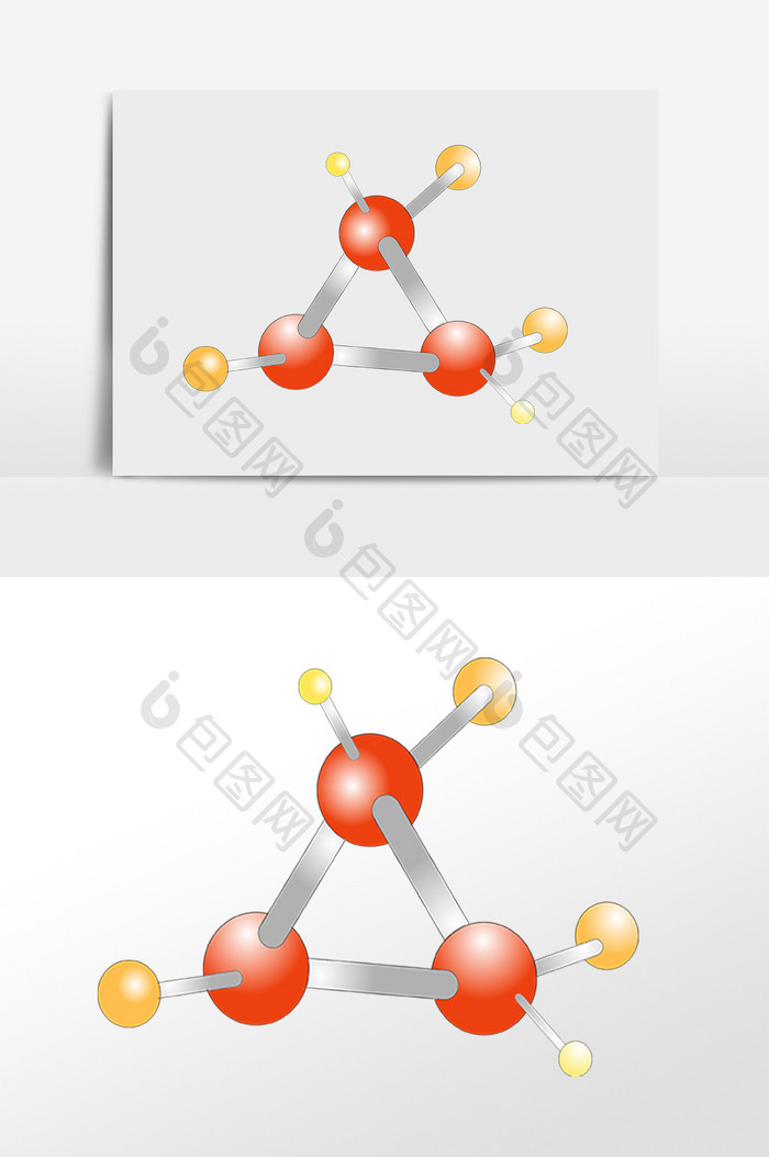 DNA分子螺旋图插画