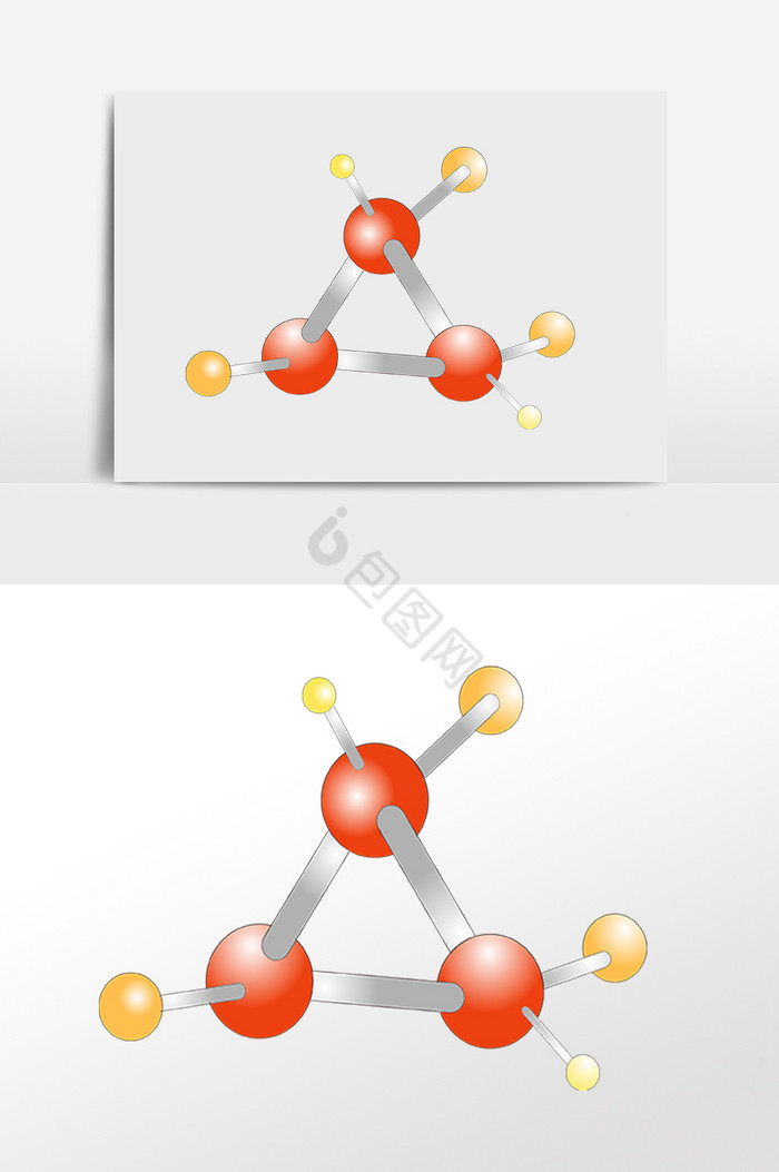 DNA分子螺旋图插画图片