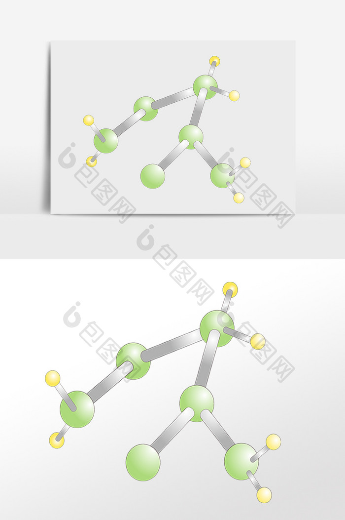 DNA分子遗传螺旋图插画