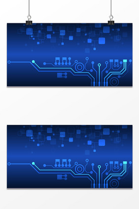 商务科技大气背景图