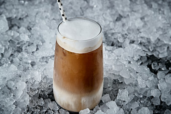 美式雪顶奶油冰<strong>咖啡</strong>