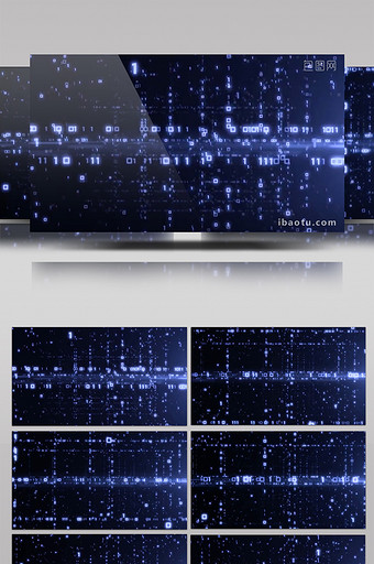 数据文字大气科技互联网背景合成视频图片